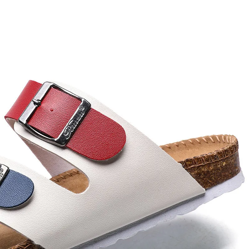 Cut-Out Open Toe Sandals for Youth in Multiple Colors