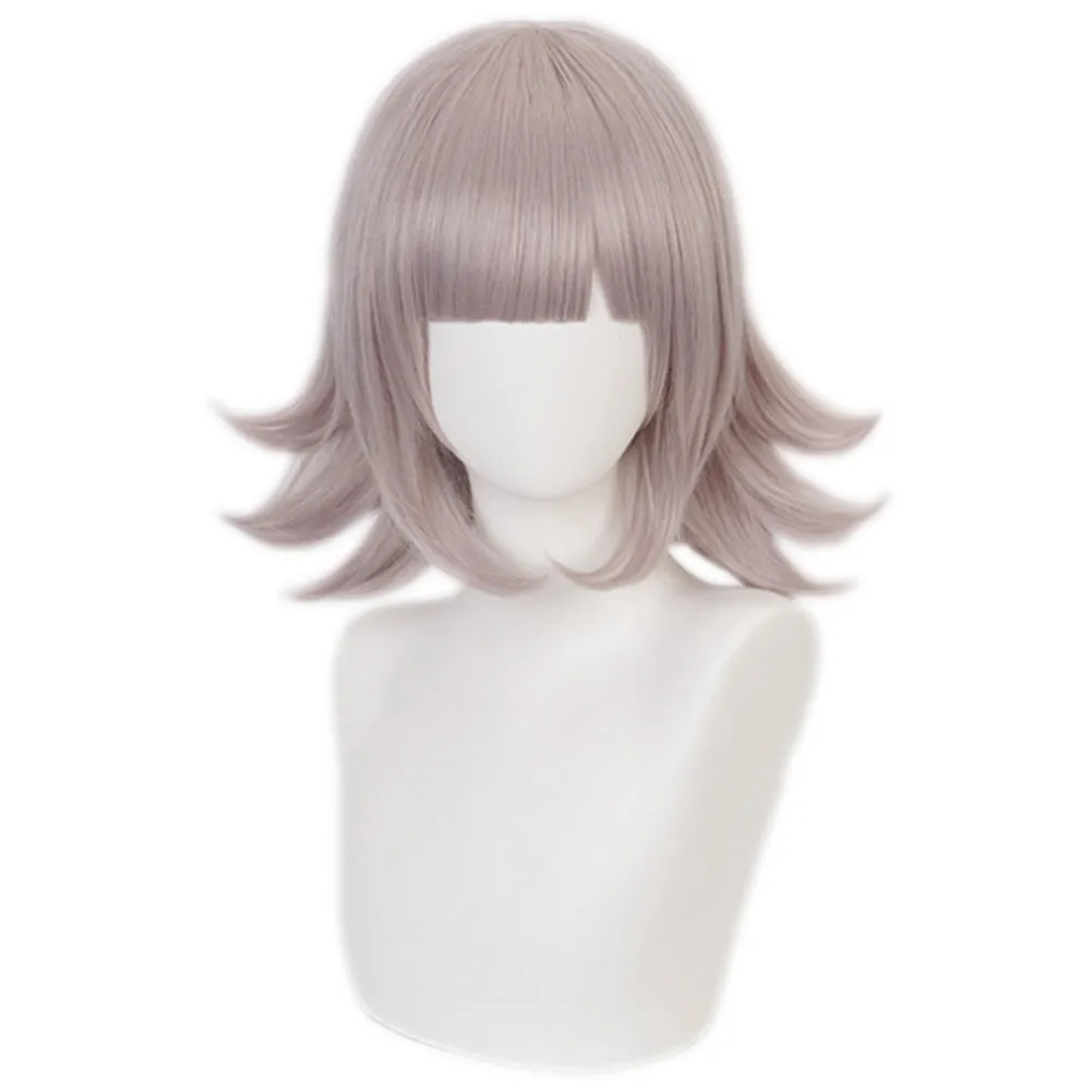 Danganronpa Carnival Halloween Party Props Chiaki Nanami Cosplay Wig Heat Resistant Synthetic Hair