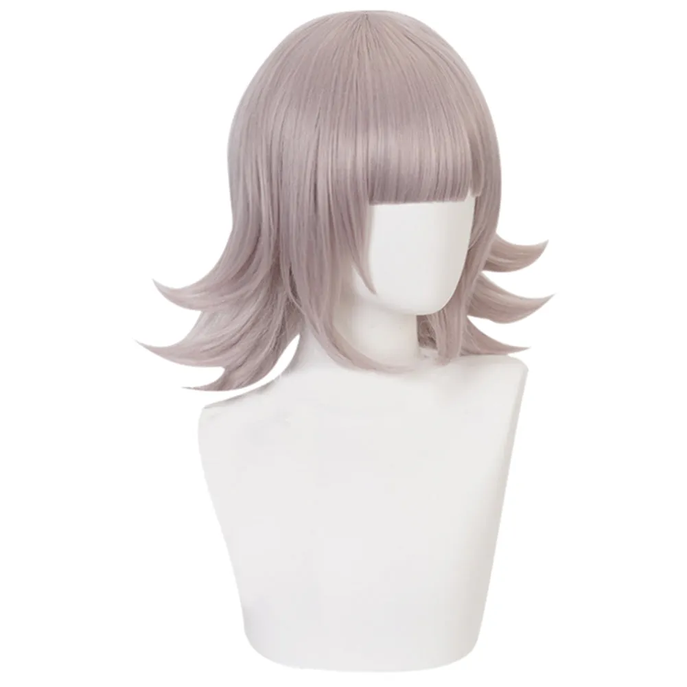Danganronpa Carnival Halloween Party Props Chiaki Nanami Cosplay Wig Heat Resistant Synthetic Hair