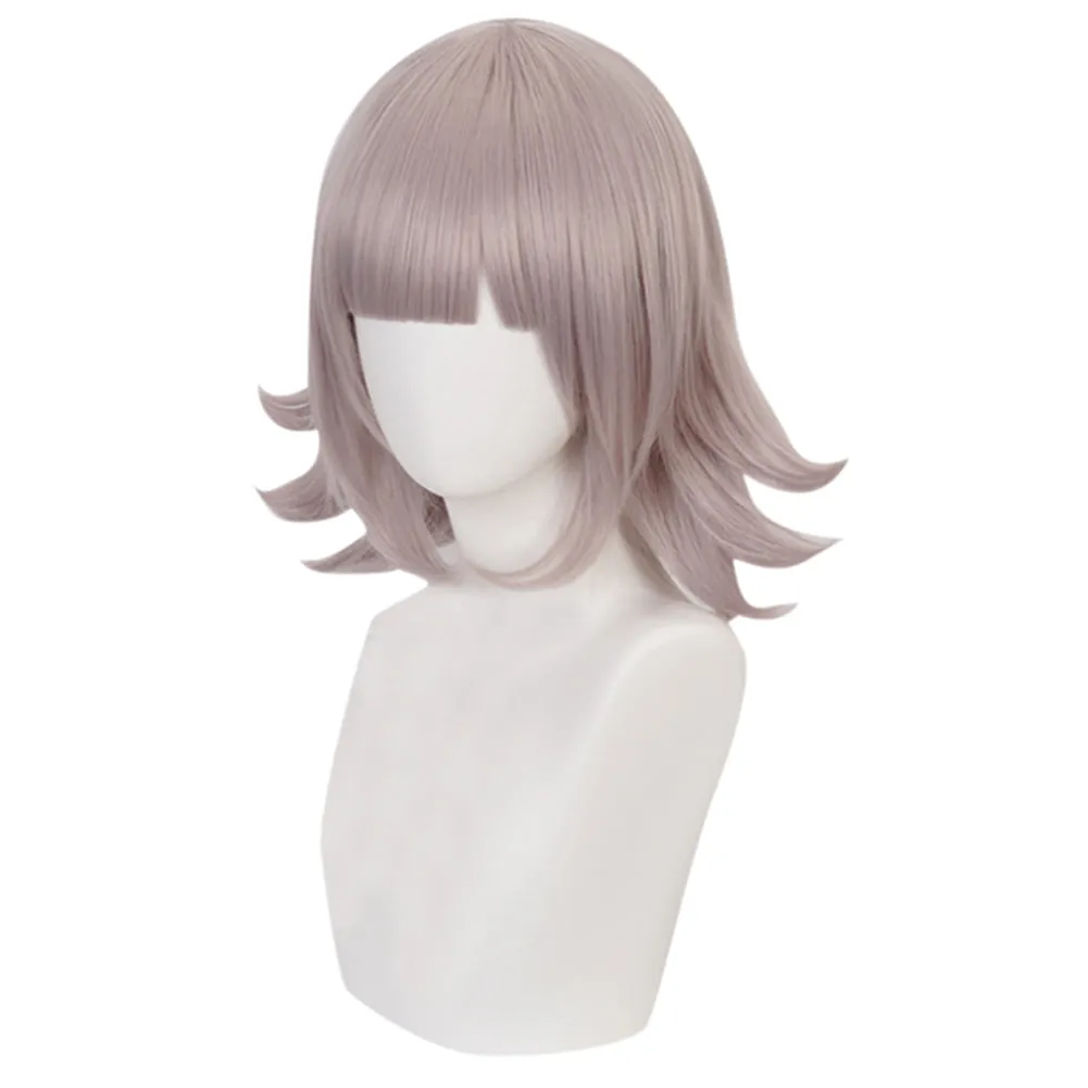 Danganronpa Carnival Halloween Party Props Chiaki Nanami Cosplay Wig Heat Resistant Synthetic Hair