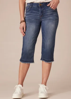 Democracy "Ab"solution Blue Denim Capri Skimmer