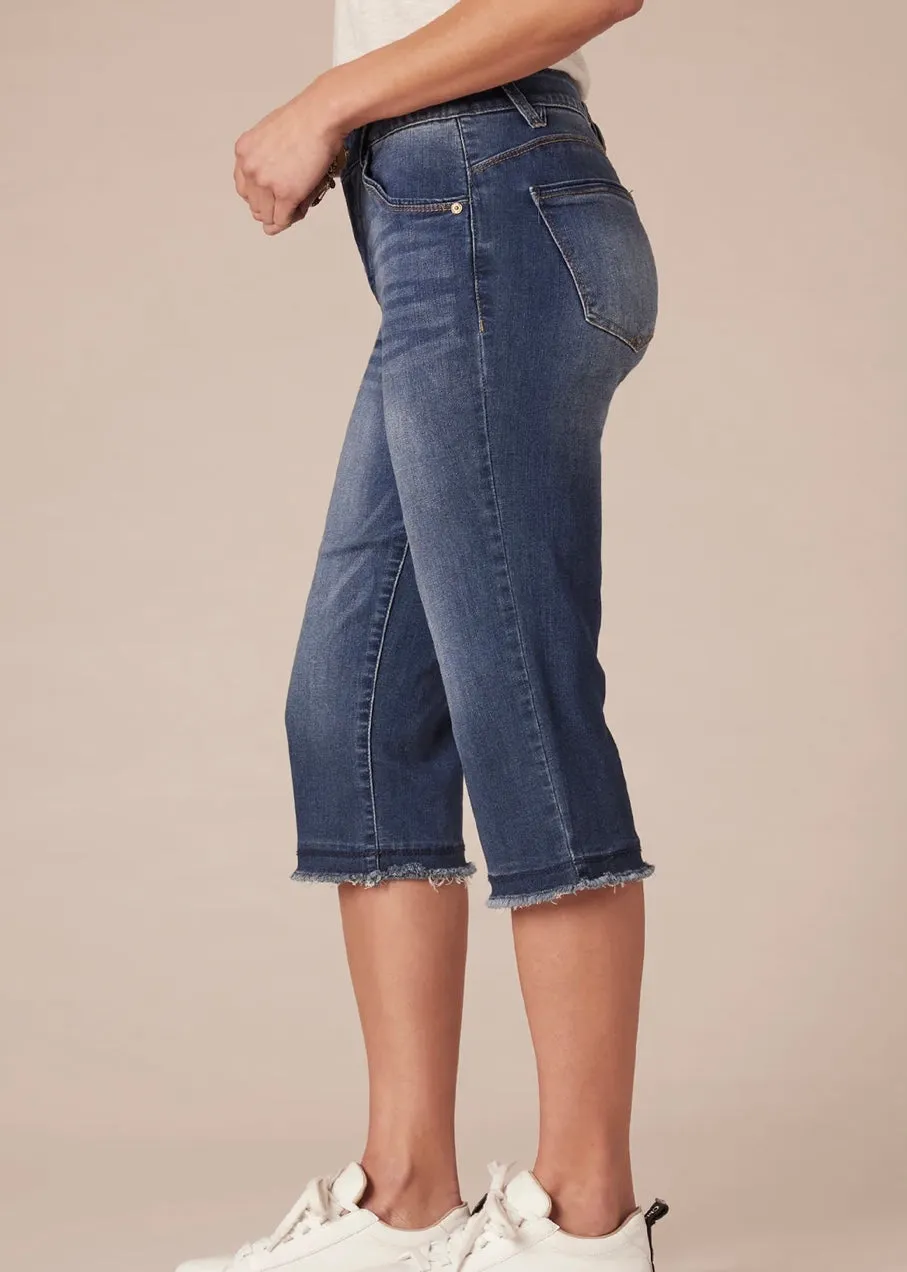 Democracy "Ab"solution Blue Denim Capri Skimmer