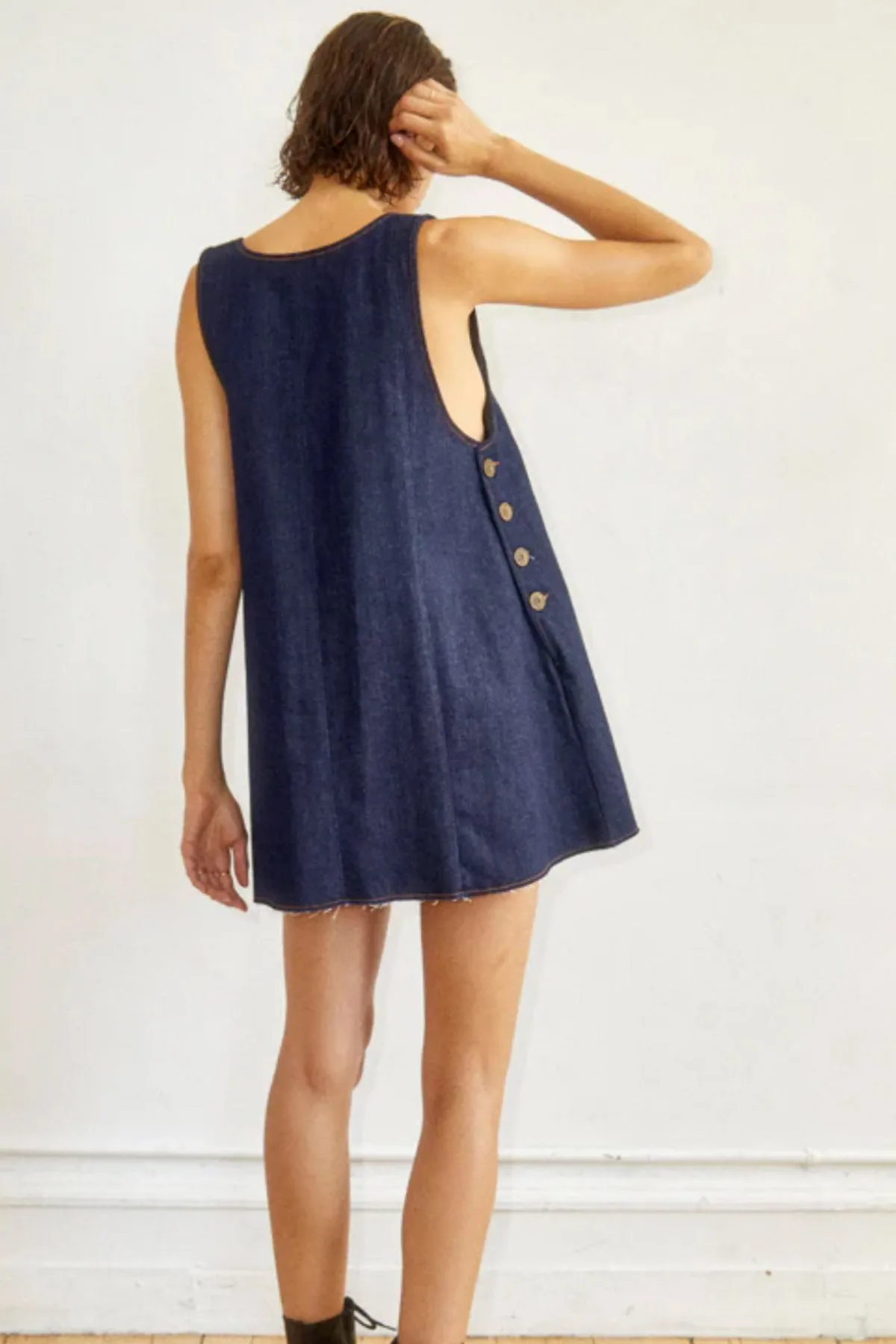 Denim Lilly B Dress in Blue