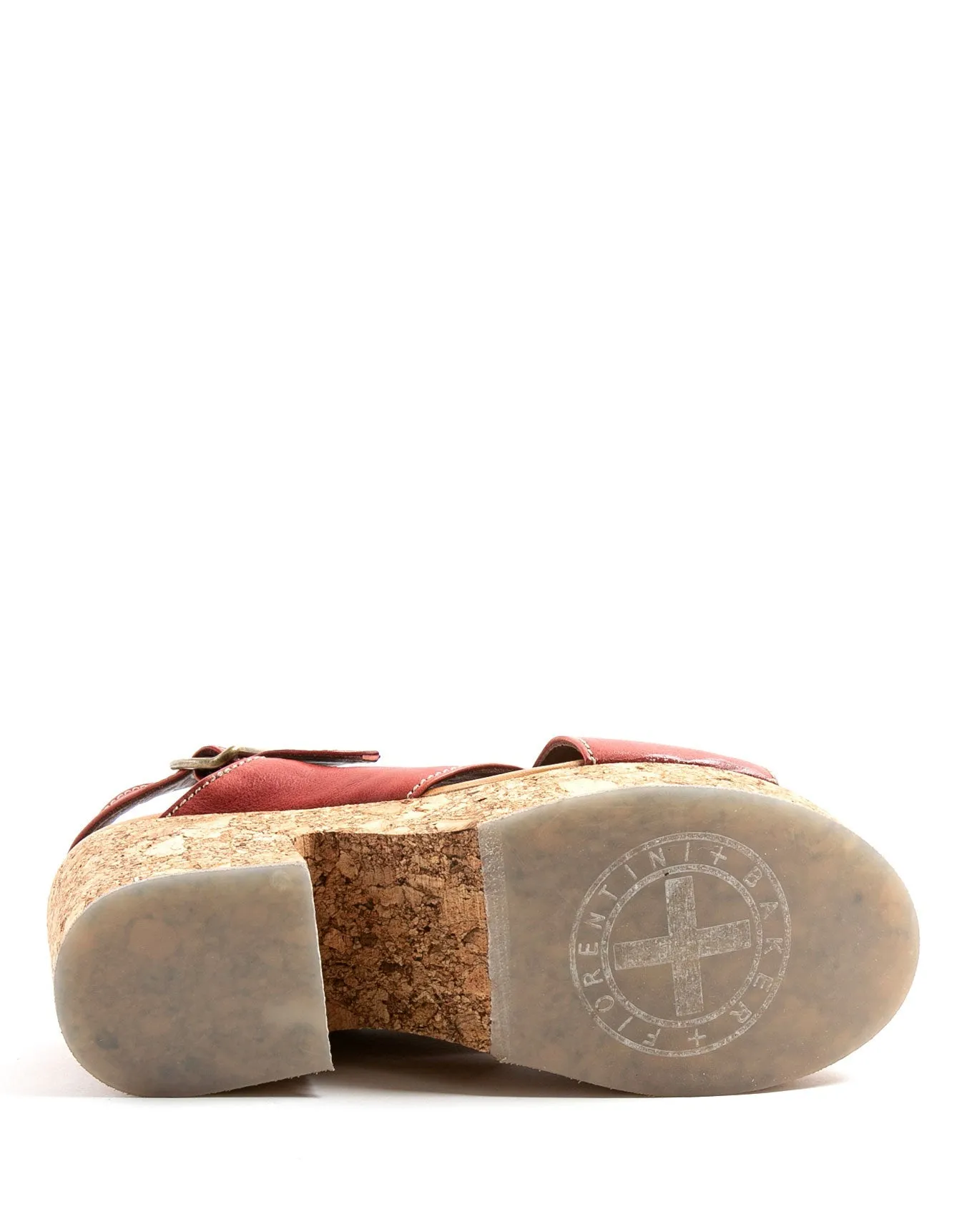 DEVON Red Leather Sandals