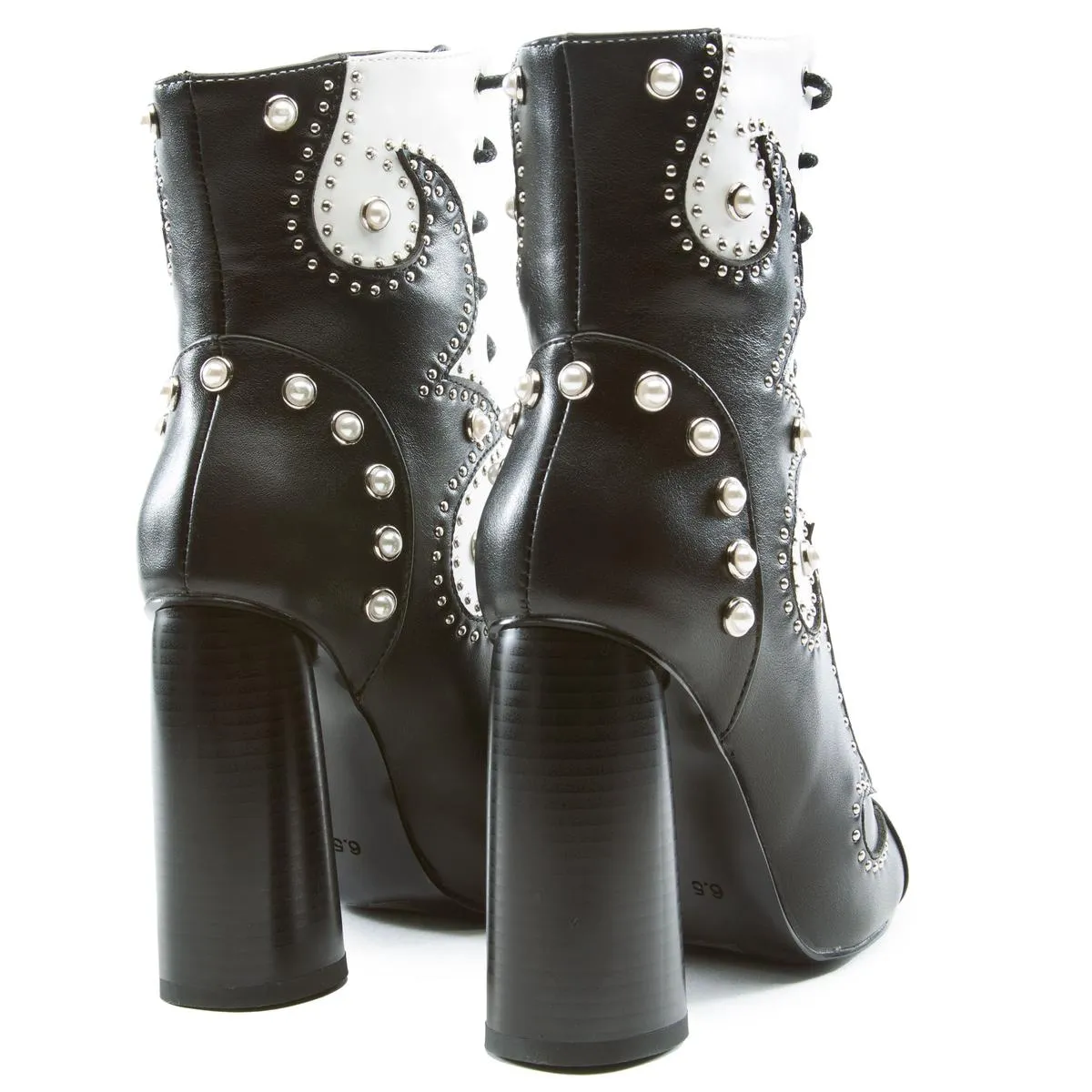 Division Lace Up Heel Bootie