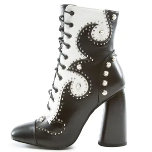 Division Lace Up Heel Bootie