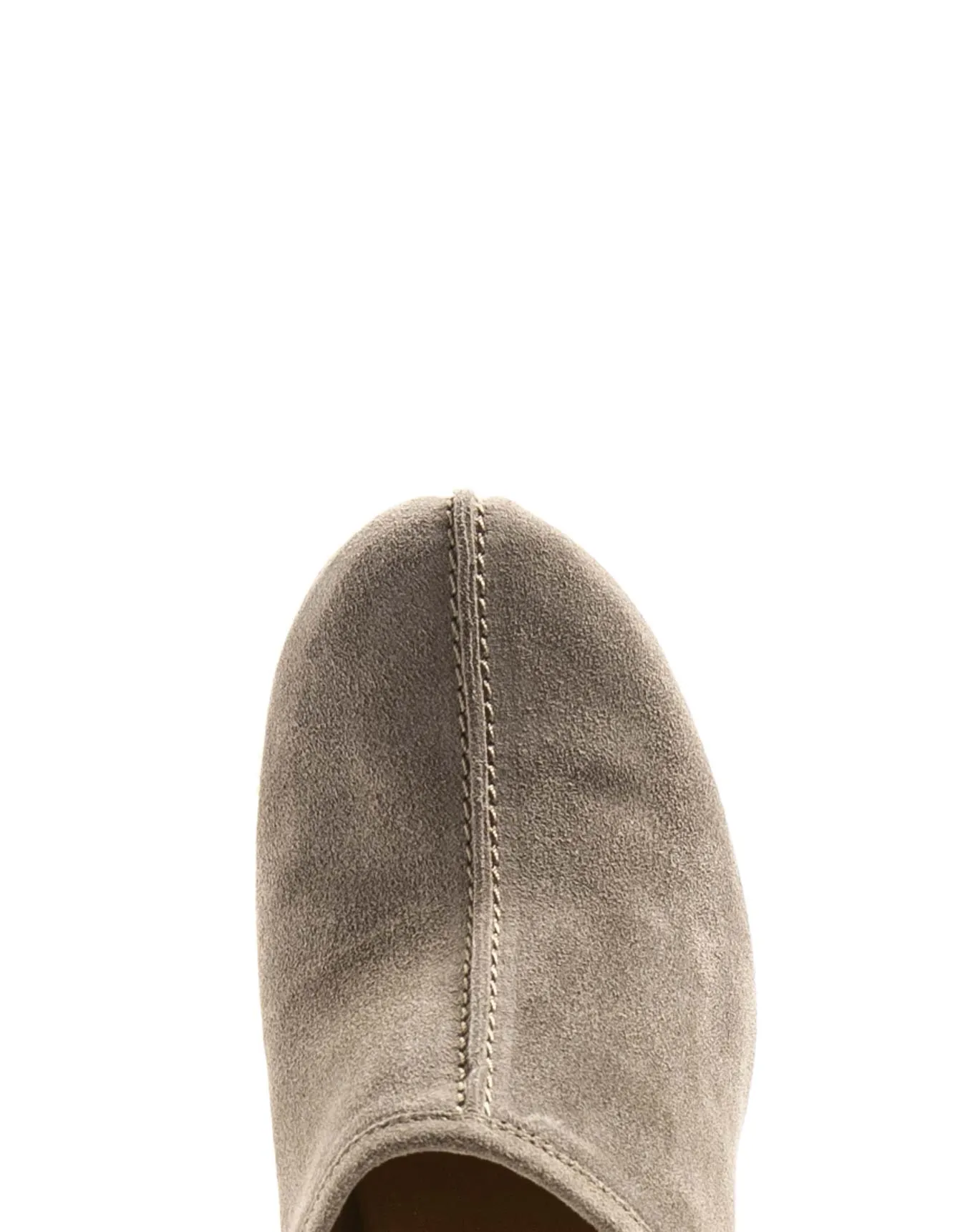DORE Grey Suede Clogs