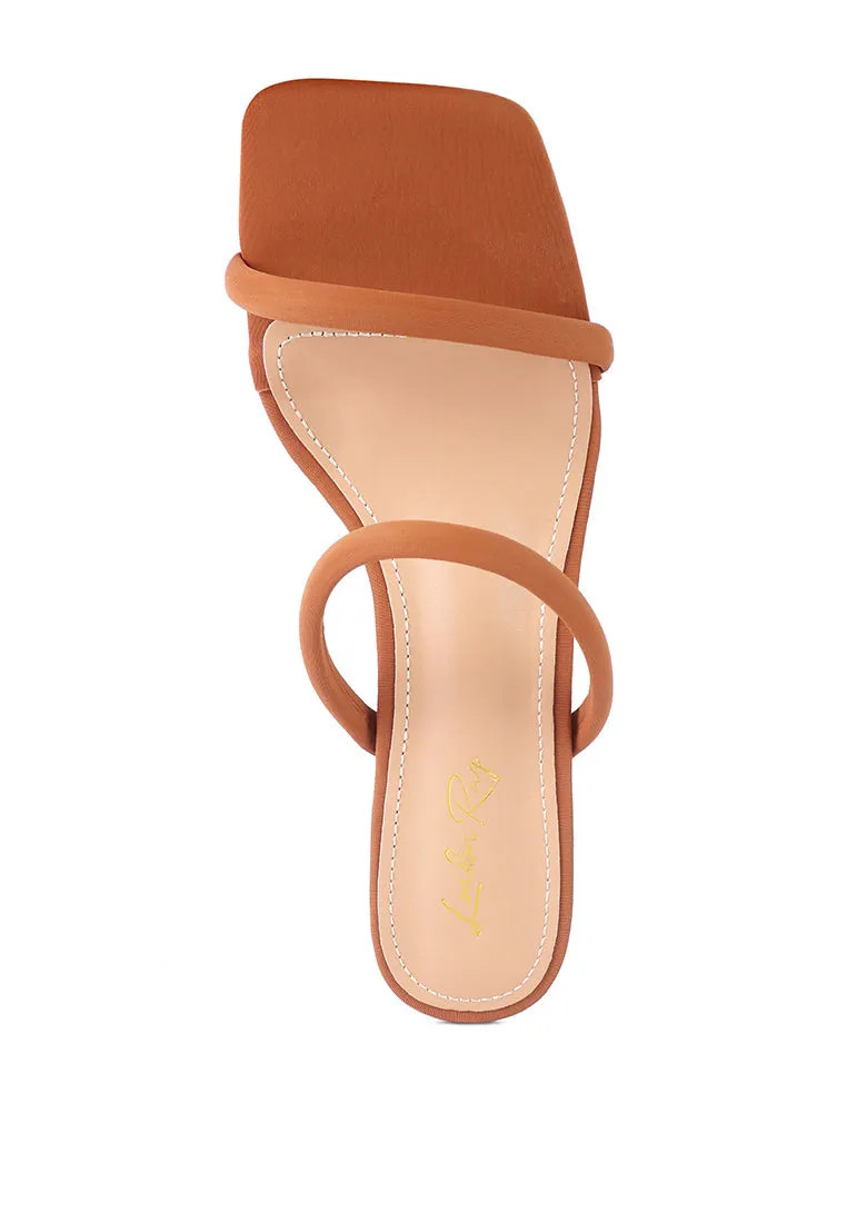 Downtown Double Strap Fantasy Heel Sandals