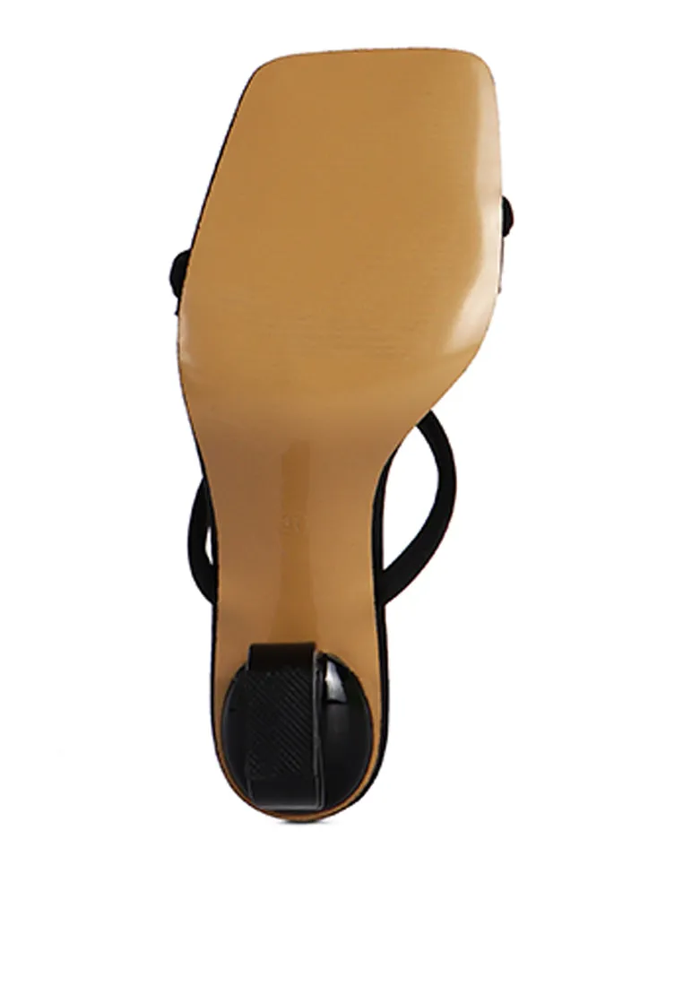 Downtown Double Strap Fantasy Heel Sandals