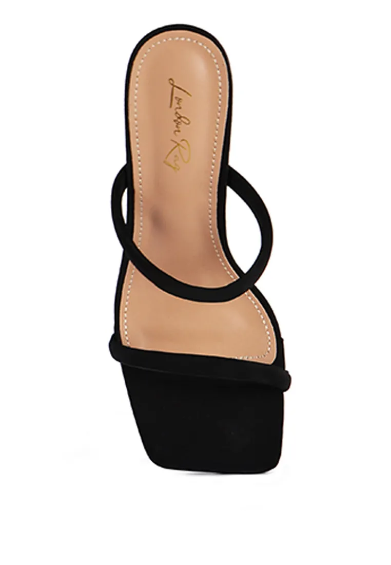 Downtown Double Strap Fantasy Heel Sandals
