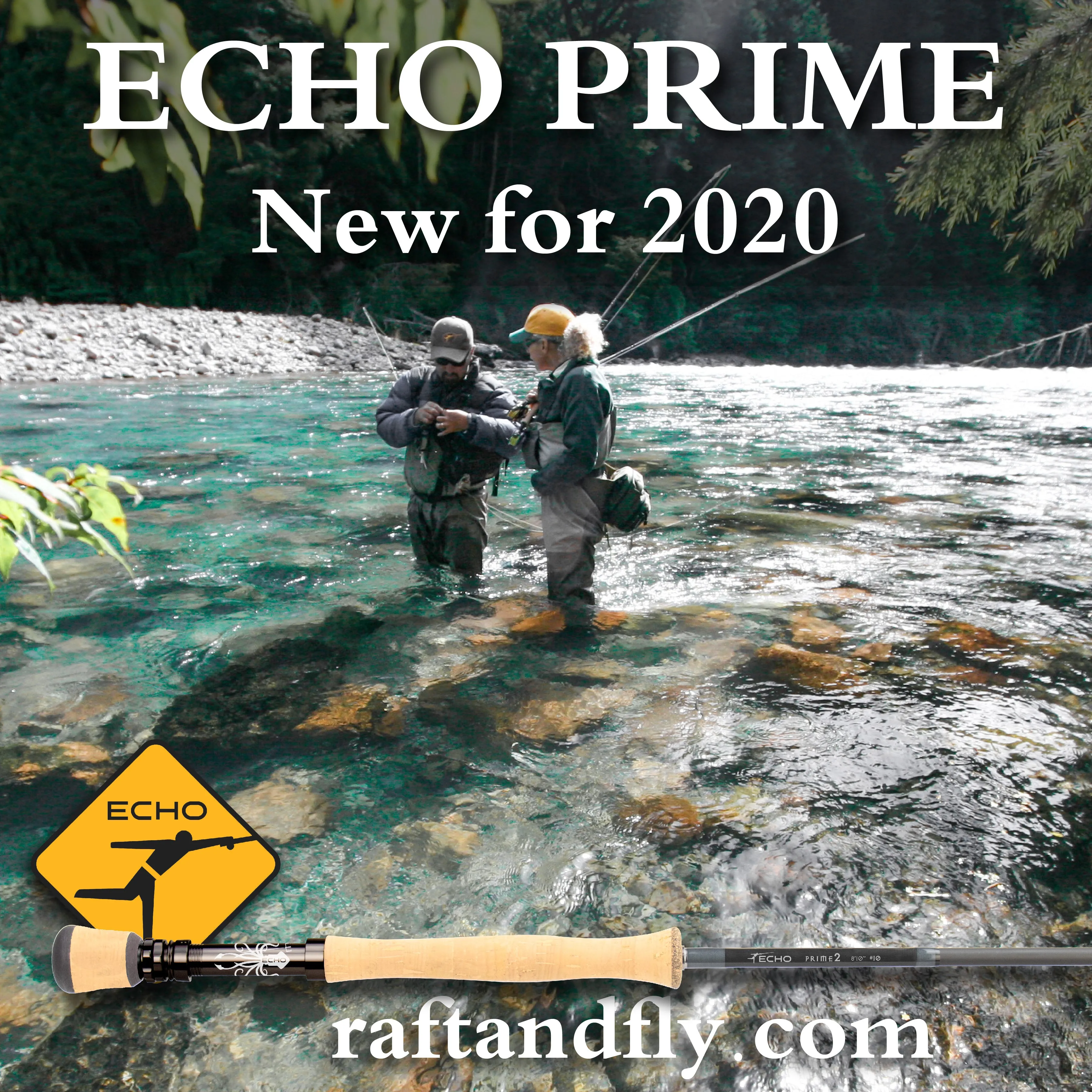 Echo Prime 8wt 8'10" 4-Piece Fly Rod