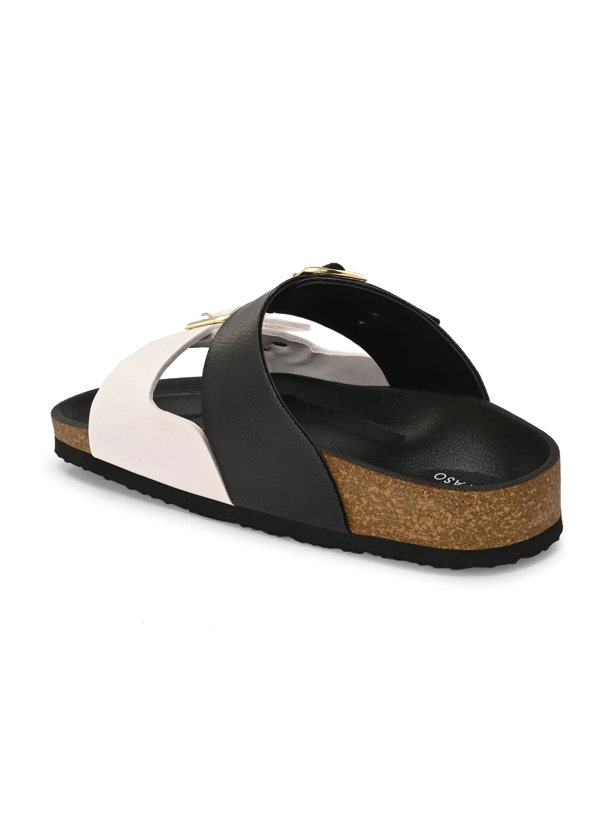 El Paso Women One Toe Flats with Buckles