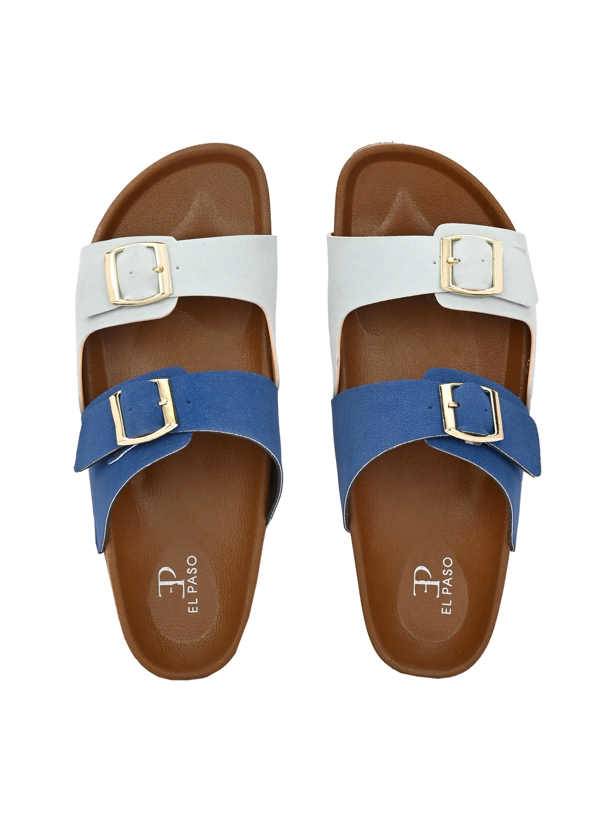 El Paso Women One Toe Flats with Buckles