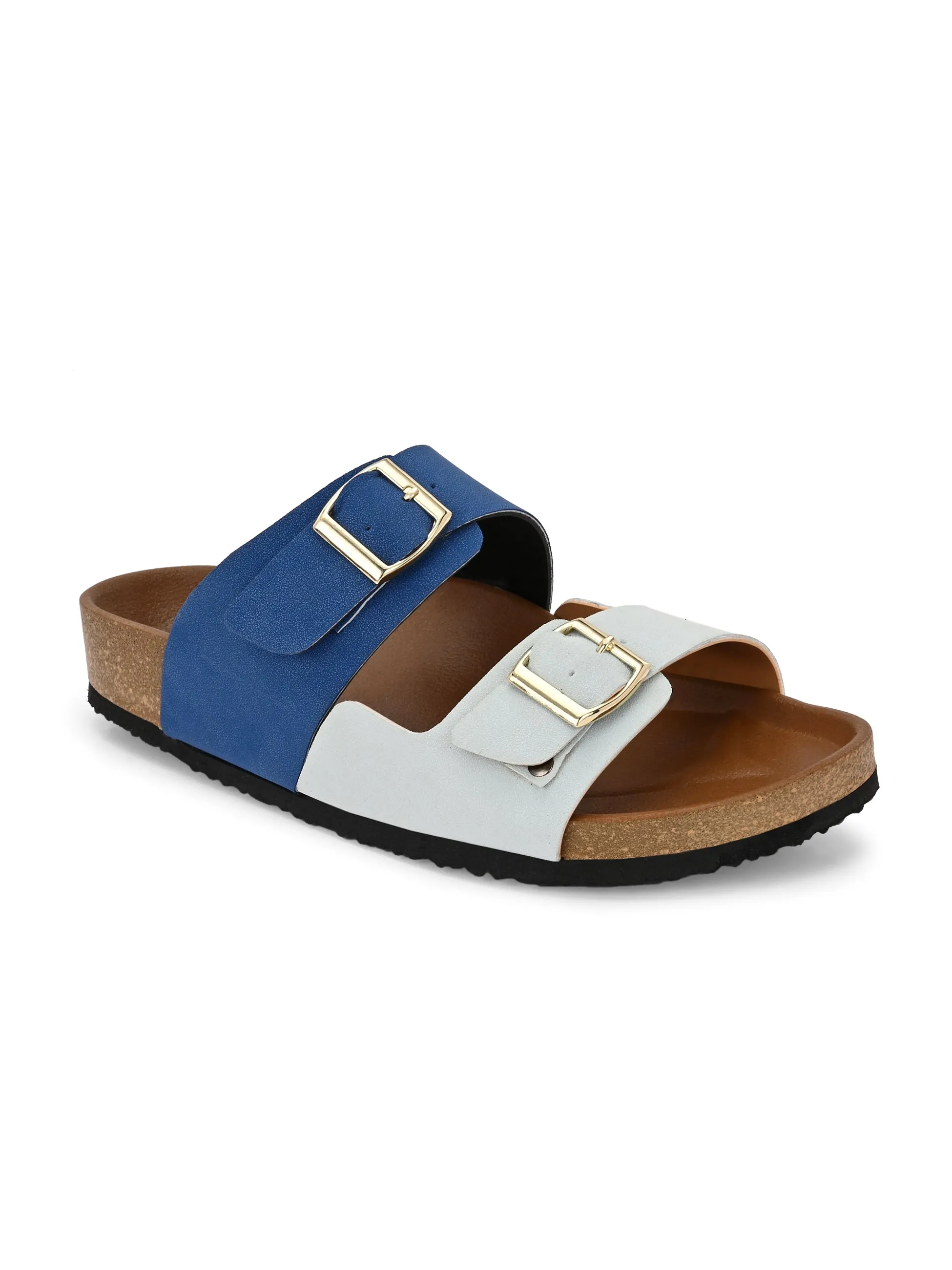 El Paso Women One Toe Flats with Buckles
