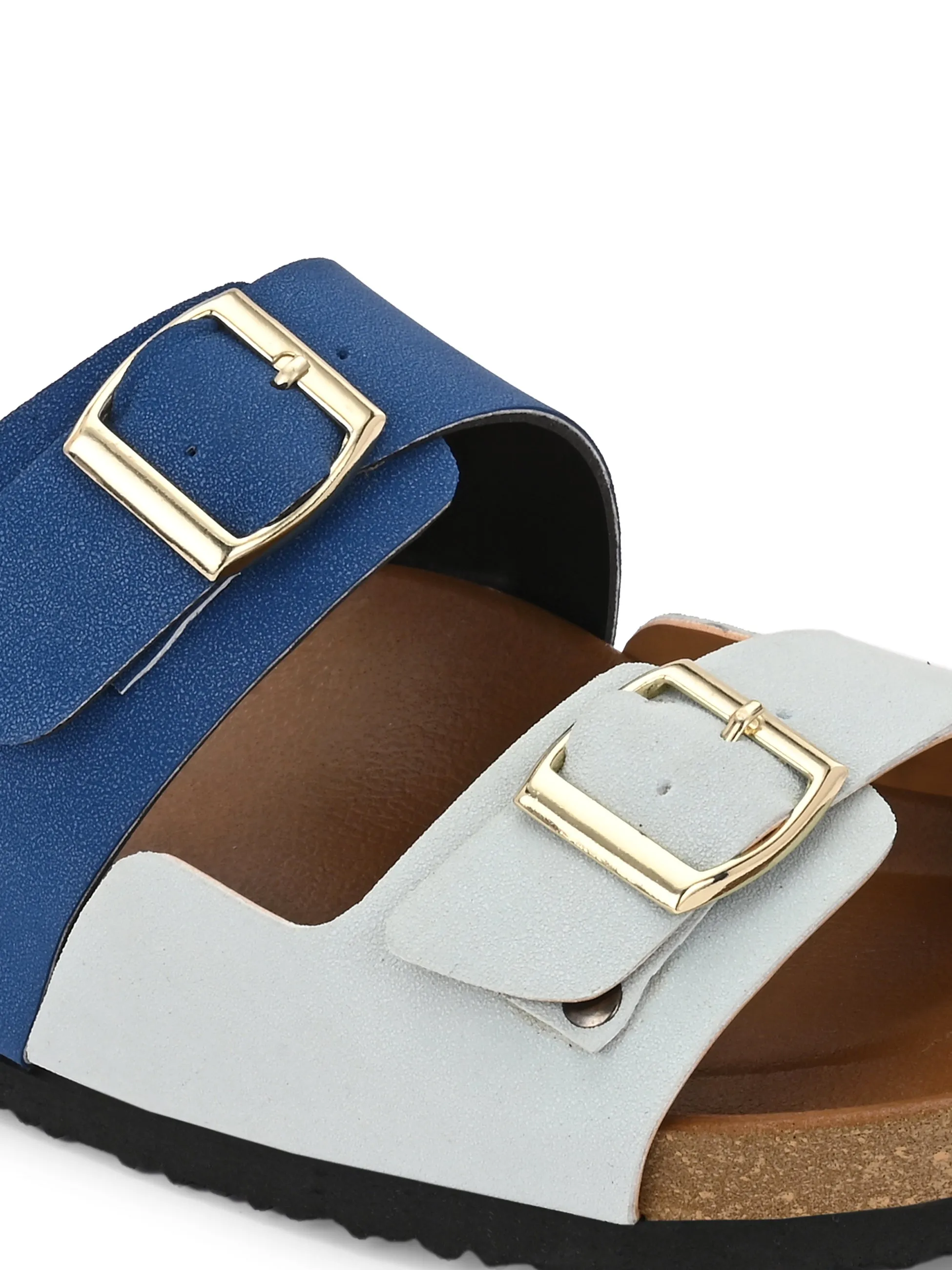 El Paso Women One Toe Flats with Buckles