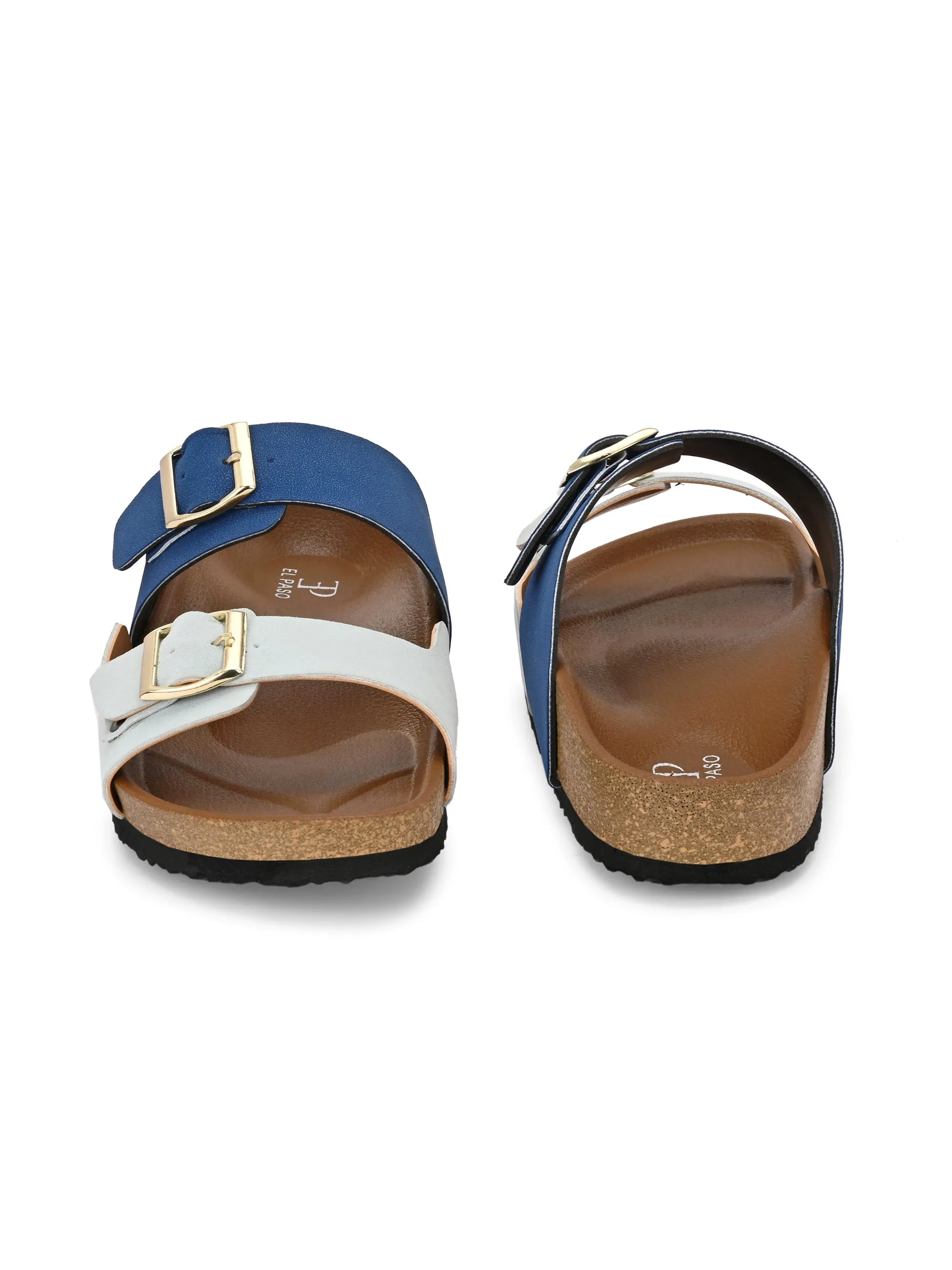 El Paso Women One Toe Flats with Buckles