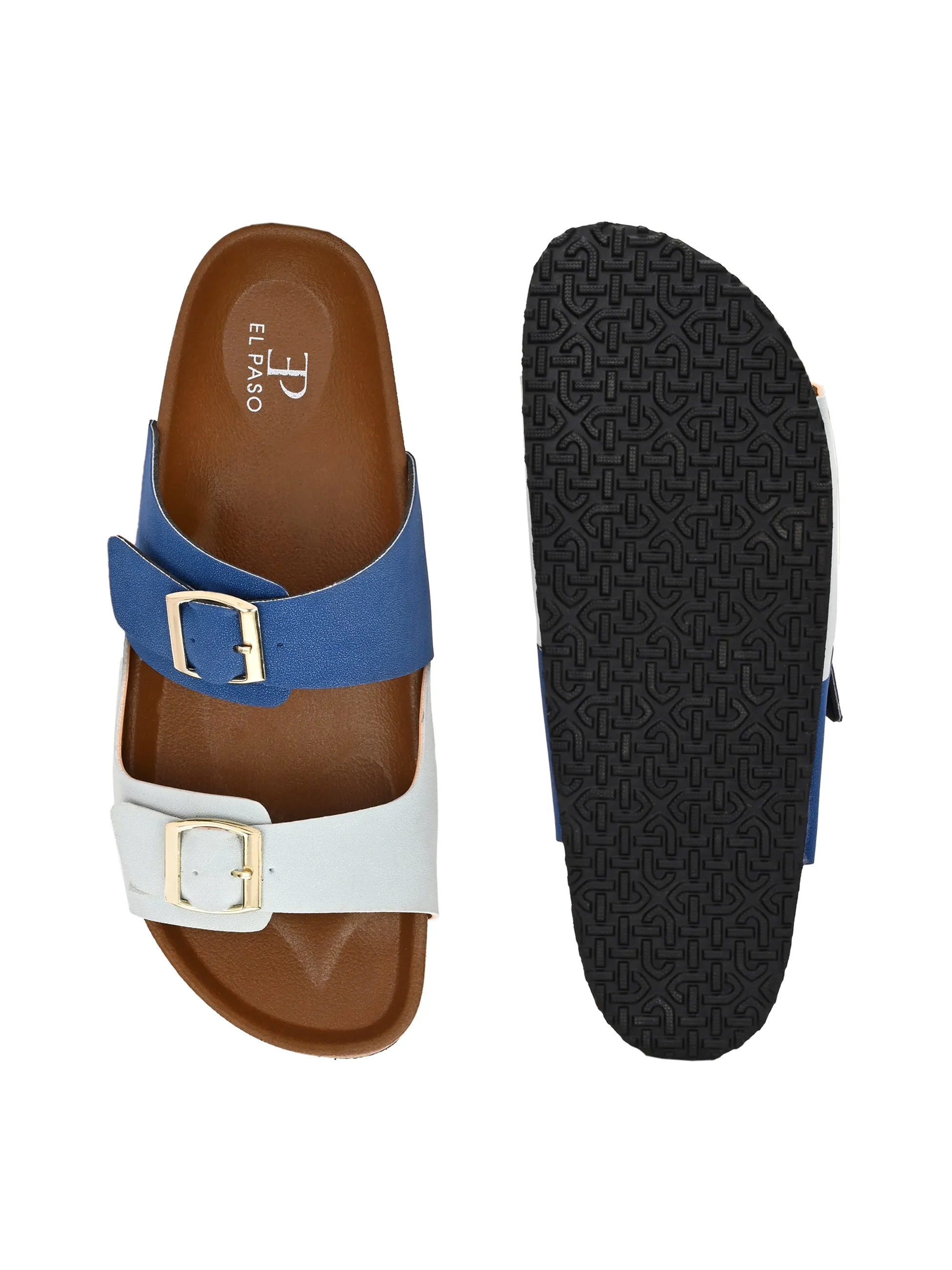 El Paso Women One Toe Flats with Buckles