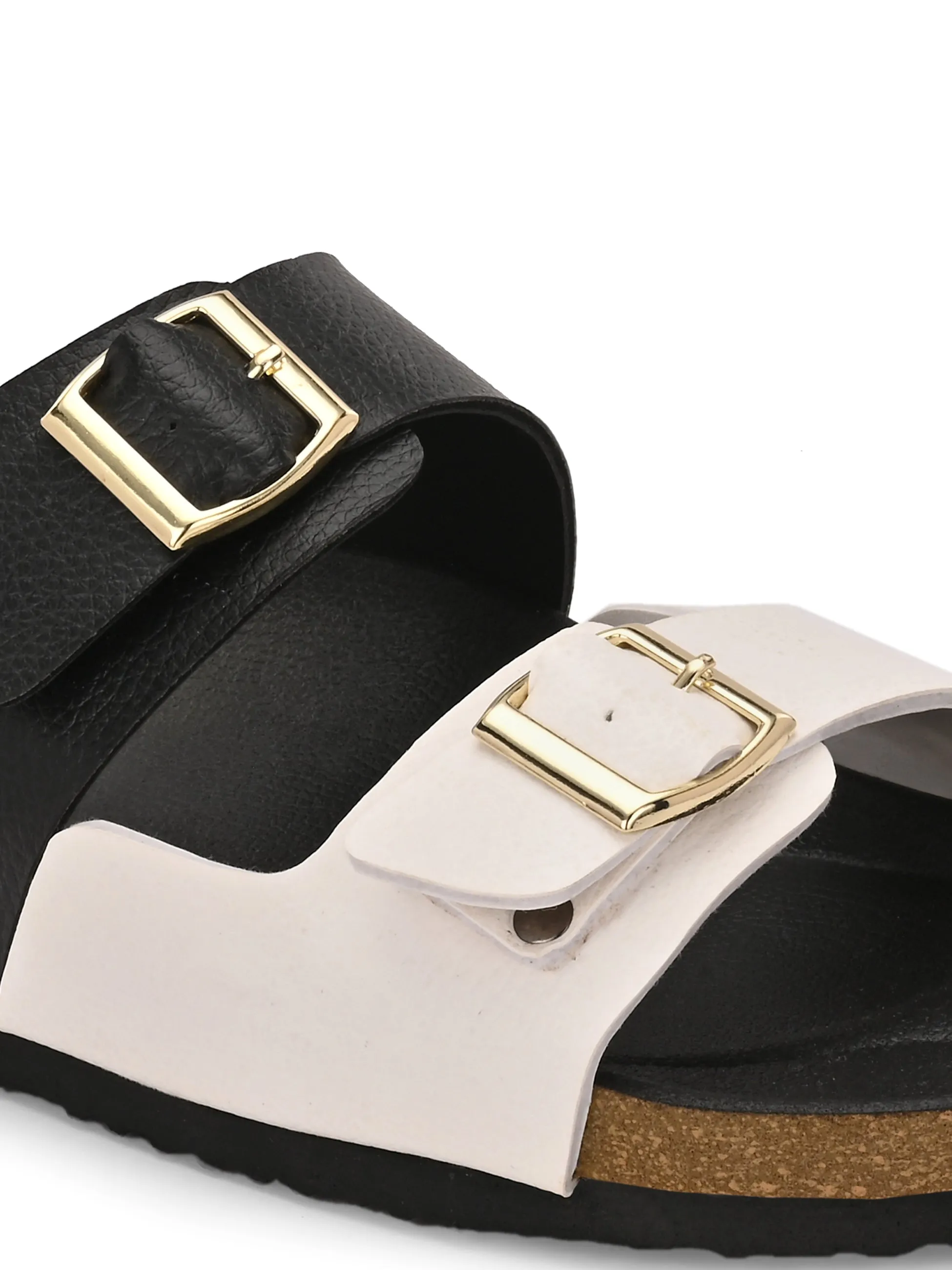 El Paso Women One Toe Flats with Buckles