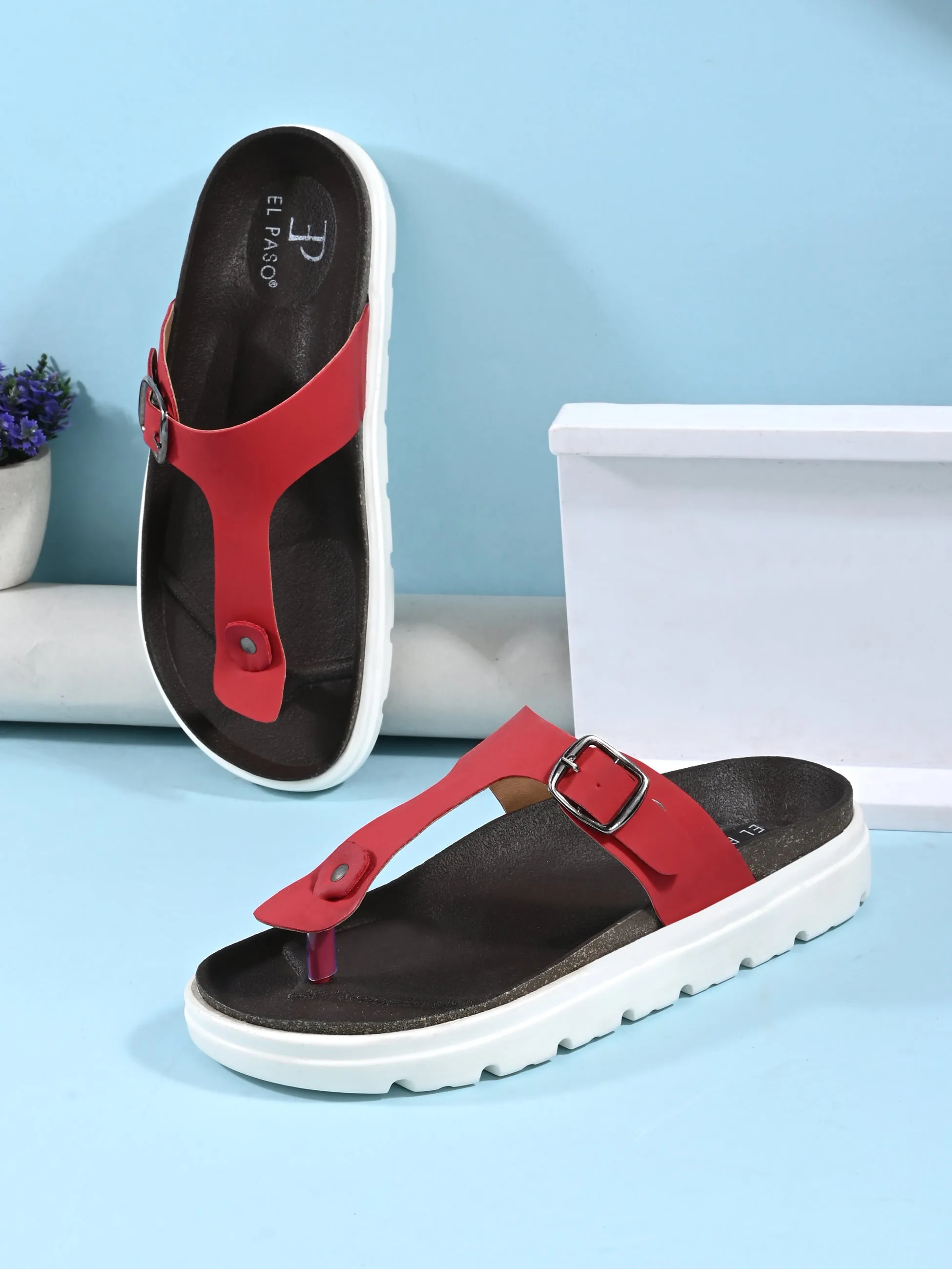 El Paso Women Open Toe Flats
