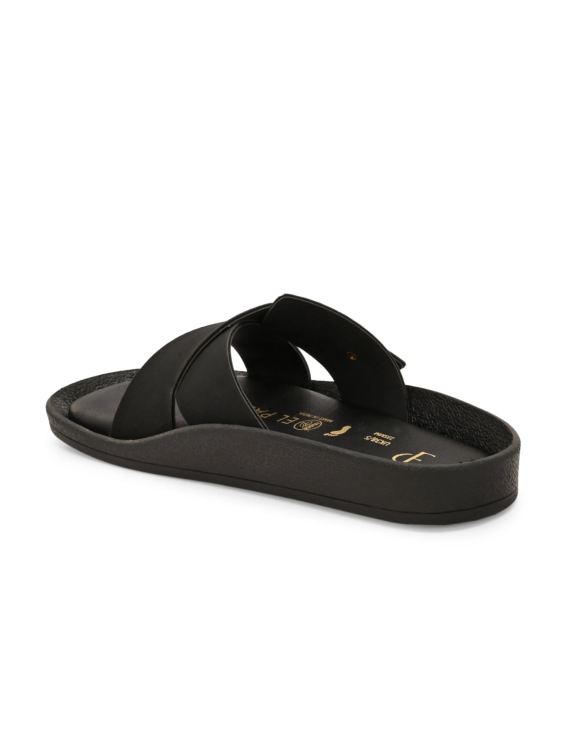 El Paso Women Slip-On Open Toe Flats