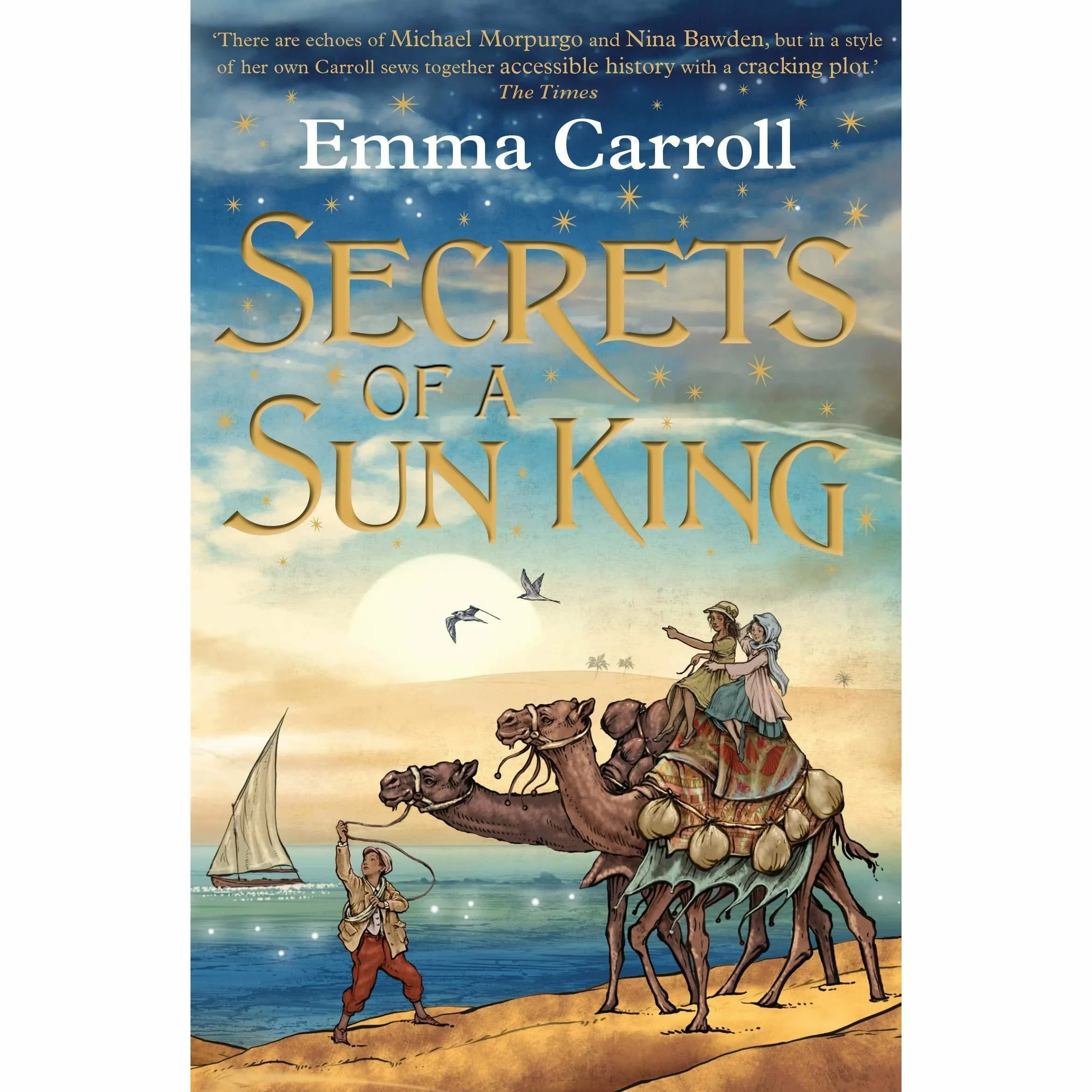 Emma Carroll 4 Books Collection Set (The Girl Who Walked On Air, Strange Star, Secrets of a Sun King, The Somerset Tsunami)