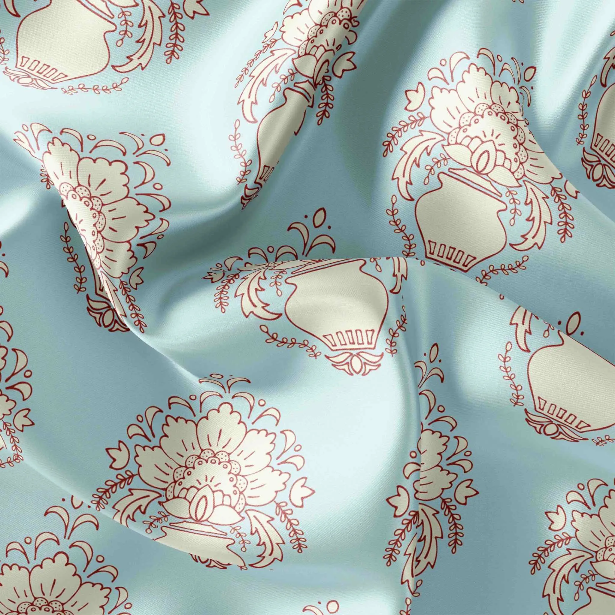 Fabric Satin Bundle - 6 x Summer Designs