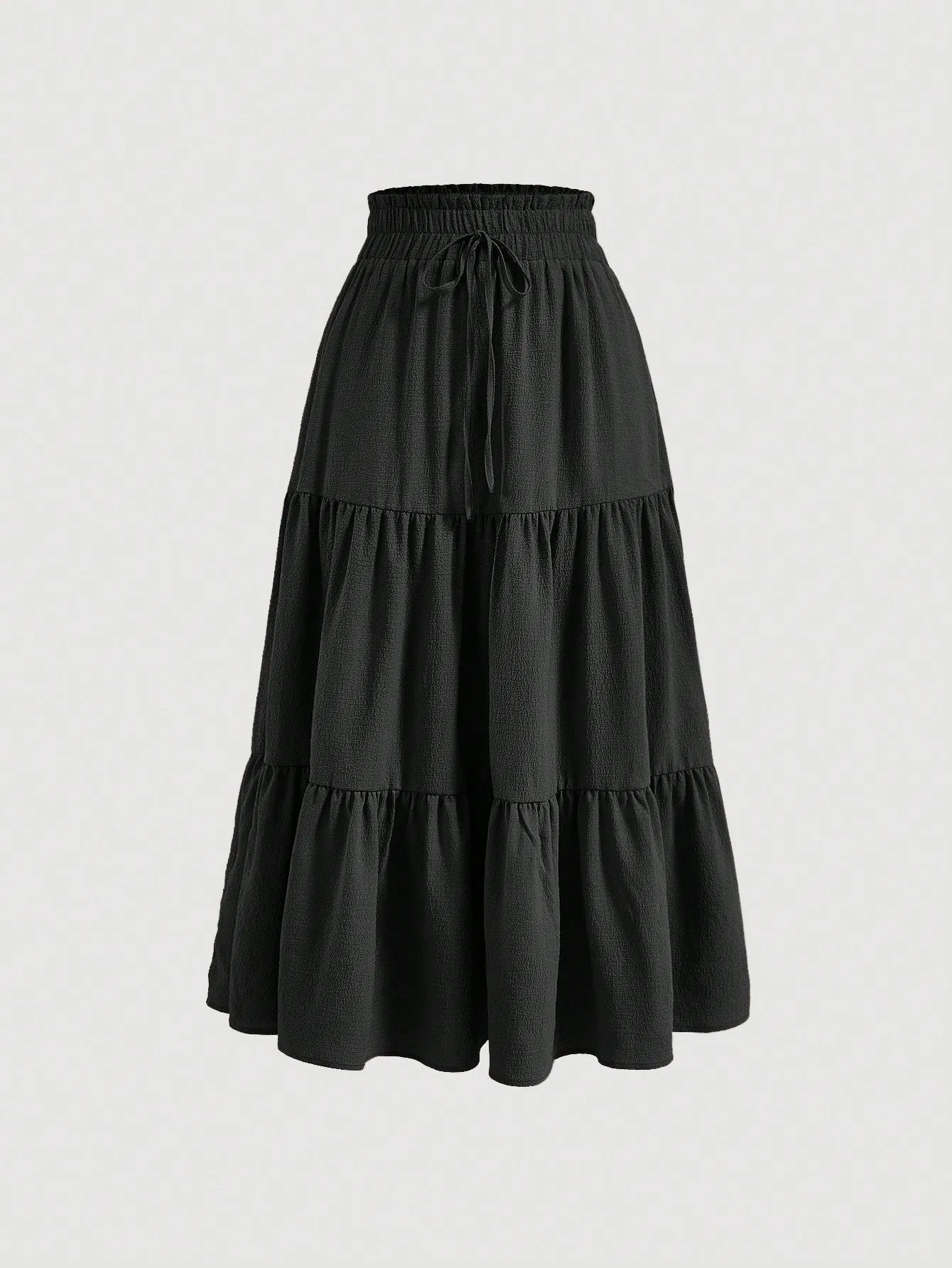 Falda Casual de Mujer con Volantes