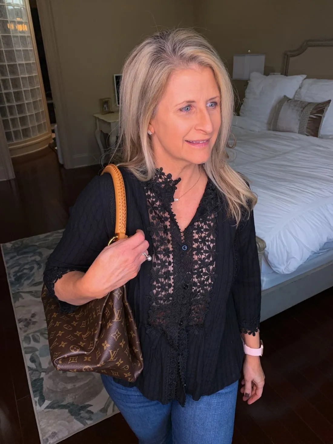 Floral Applique Top