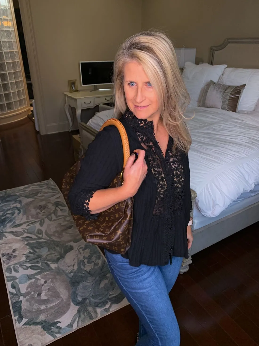 Floral Applique Top