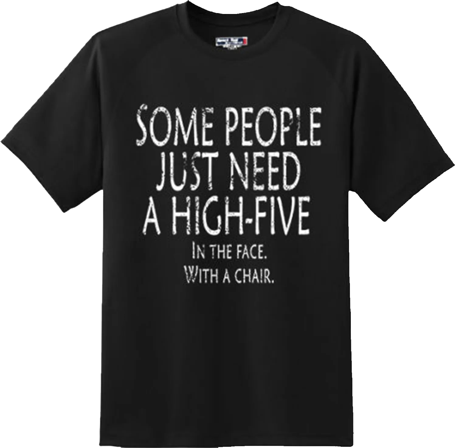 Funny People need High Five Work Humor College Cool T Shirt New Graphic Tee