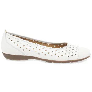 Gabor Ruffle Weiss Shoes