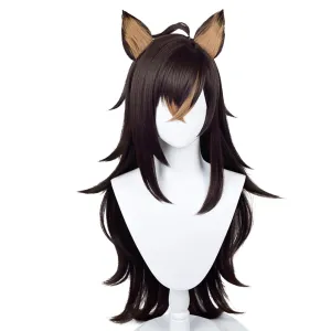 Genshin Impact Dehya Cosplay Wig Heat Resistant Synthetic Hair Carnival Halloween Party Props