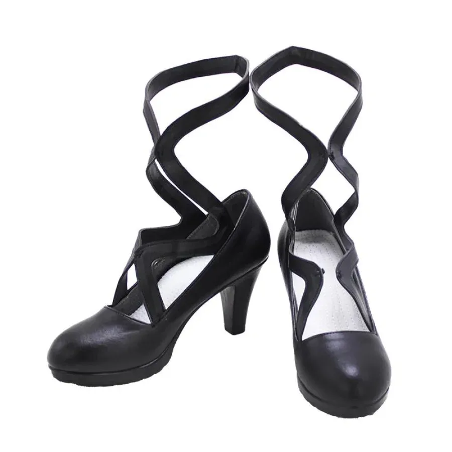Genshin Impact La Signora Cosplay Shoes High-heels C00387