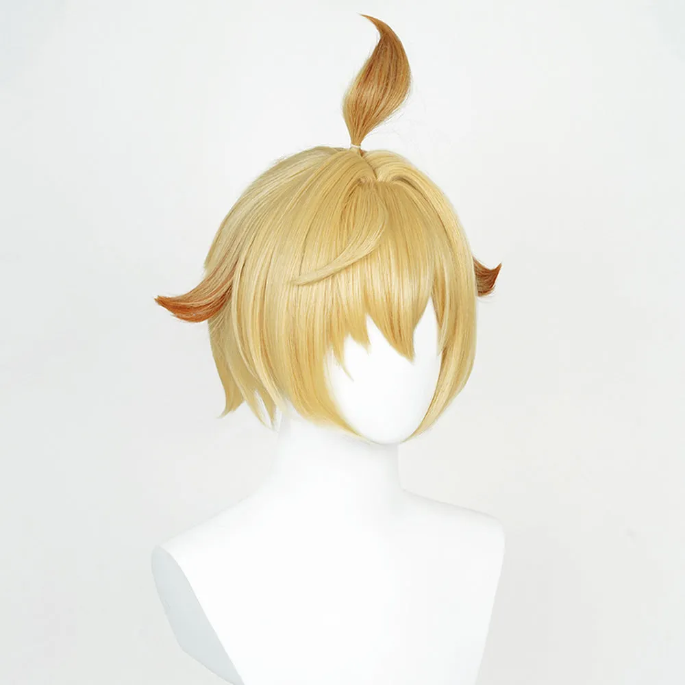 Genshin Impact Mika Cosplay Wig Heat Resistant Synthetic Hair Carnival Halloween Party Props