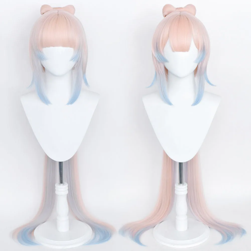 Genshin Impact Sangonomiya Kokomi Cosplay Wig Heat Resistant Synthetic Hair Carnival Halloween Party Props