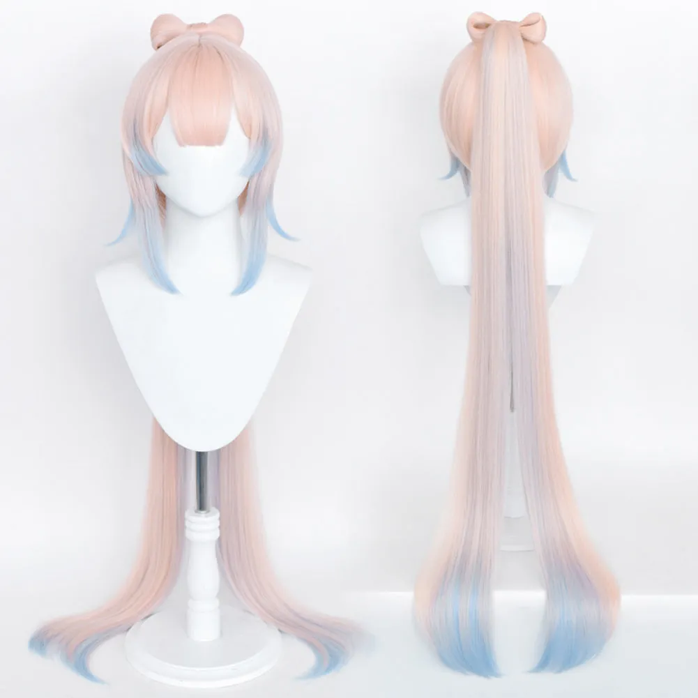 Genshin Impact Sangonomiya Kokomi Cosplay Wig Heat Resistant Synthetic Hair Carnival Halloween Party Props