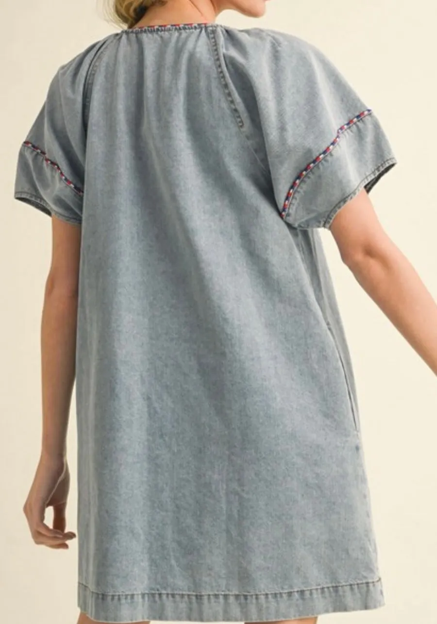 Georgiana Denim Dress