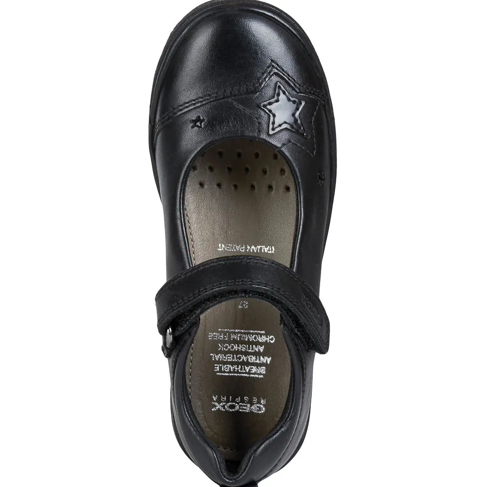 Geox Hadriel Black Mary Jane School Shoe
