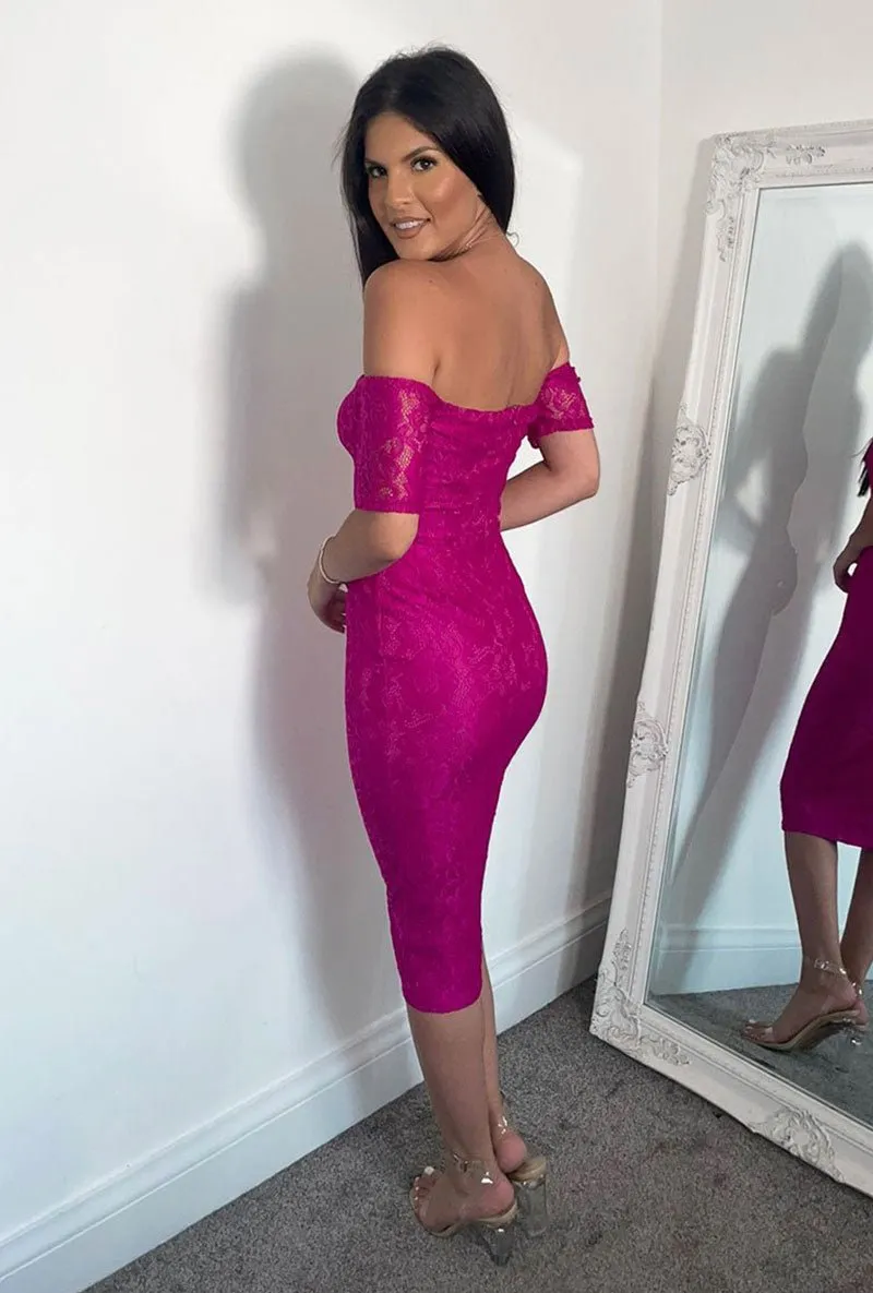 GIRL IN MIND MARILYN SWEETHEART MIDI DRESS