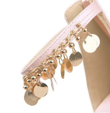 Golden Plated Silicone Ankle Chain