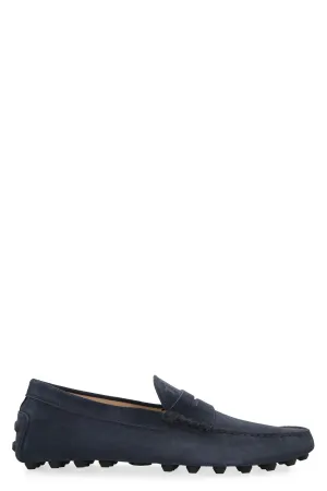 Gommino suede loafers