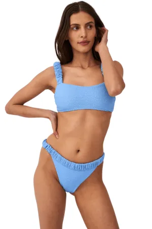 Good Luck Charm Bikini Top - Blue
