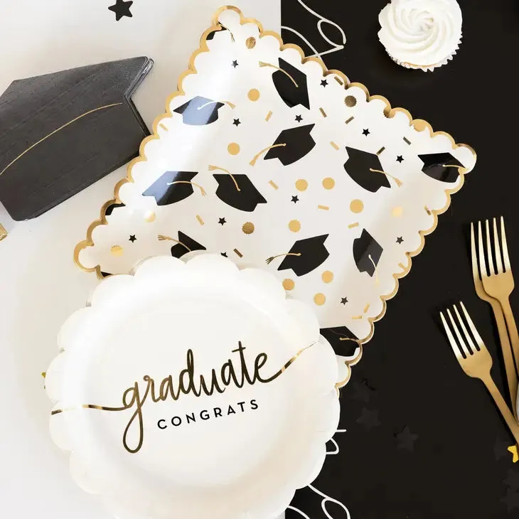 Grad Cap Scatter Plates