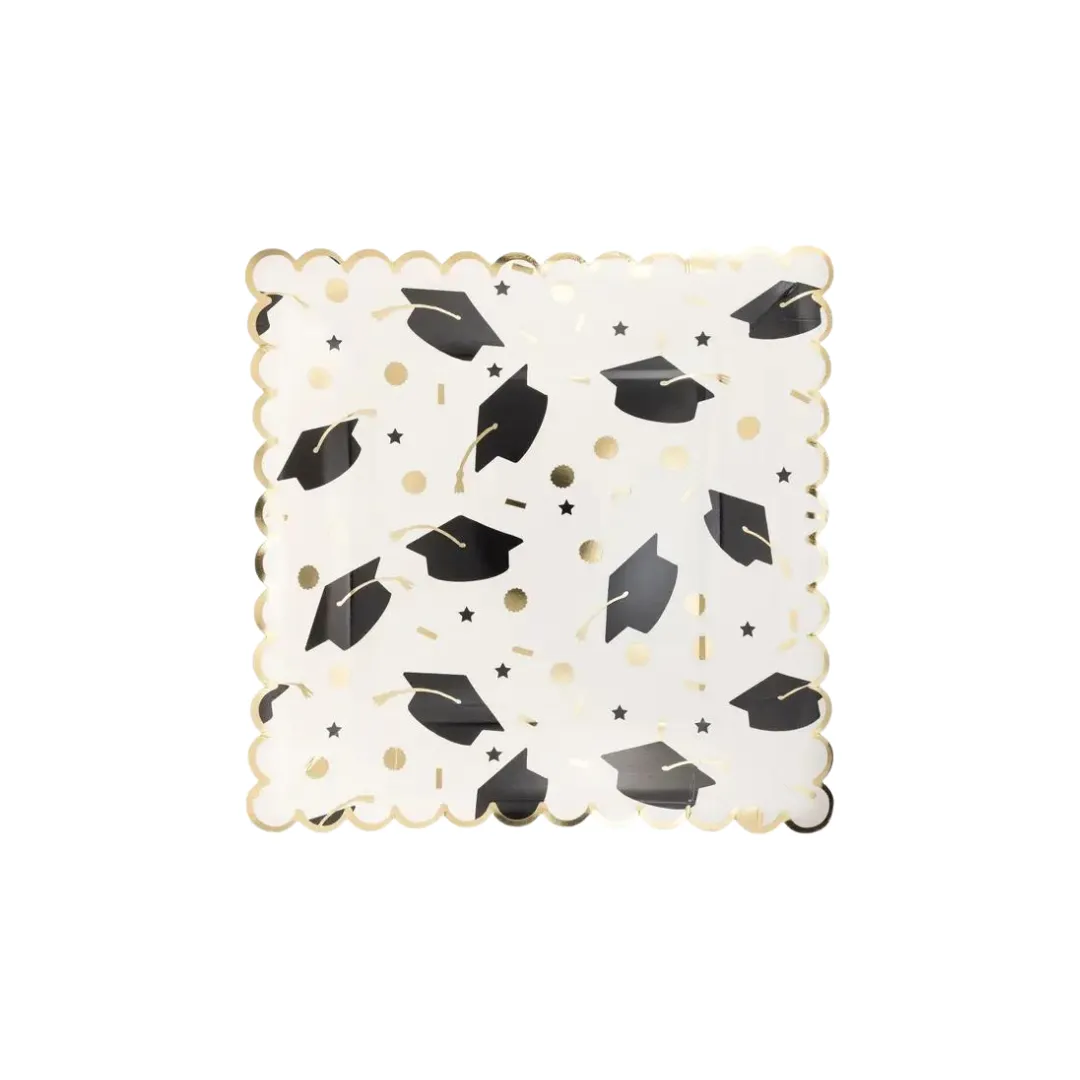 Grad Cap Scatter Plates