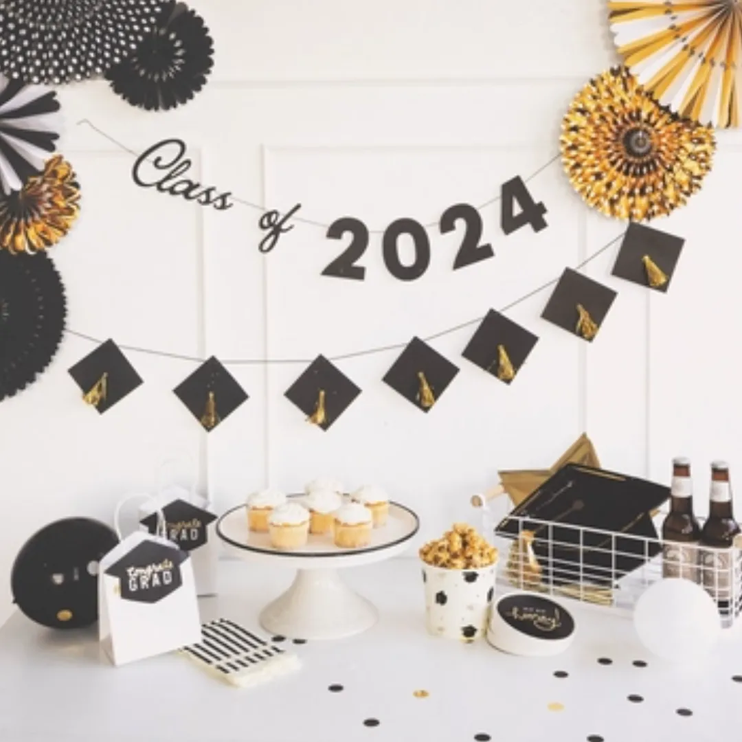Grad Hat Banner Set