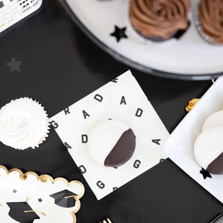 Grad Letters Cocktail Napkins