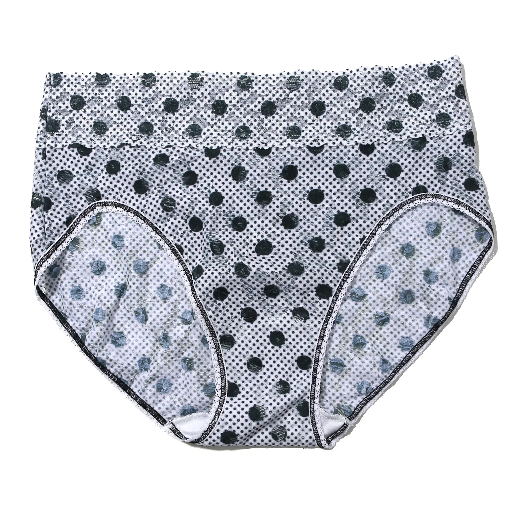 Hanky Panky Printed Lace French Full Brief
