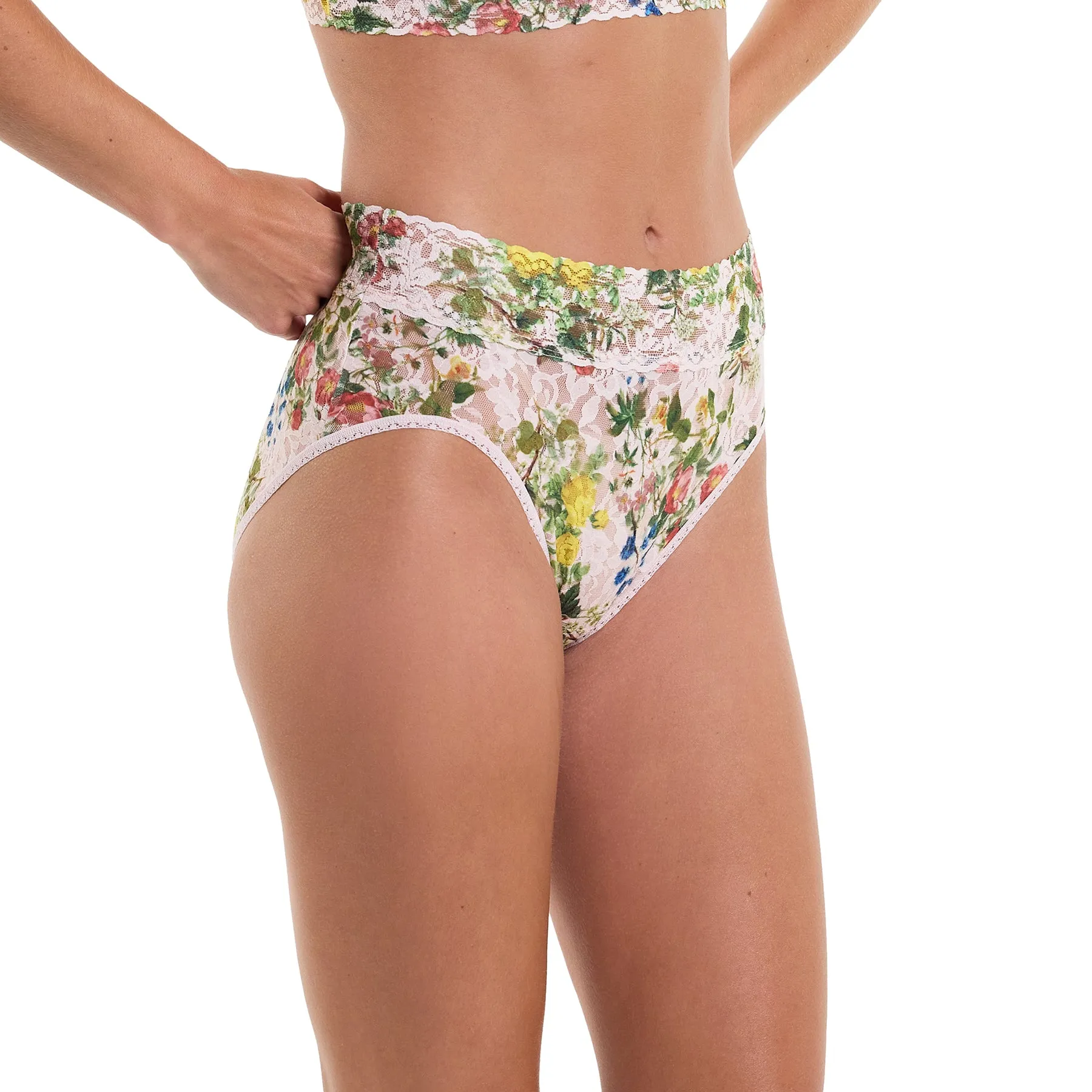 Hanky Panky Printed Lace French Full Brief