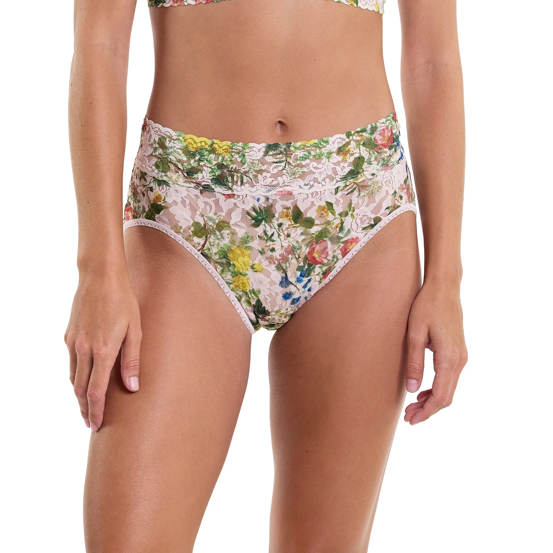 Hanky Panky Printed Lace French Full Brief