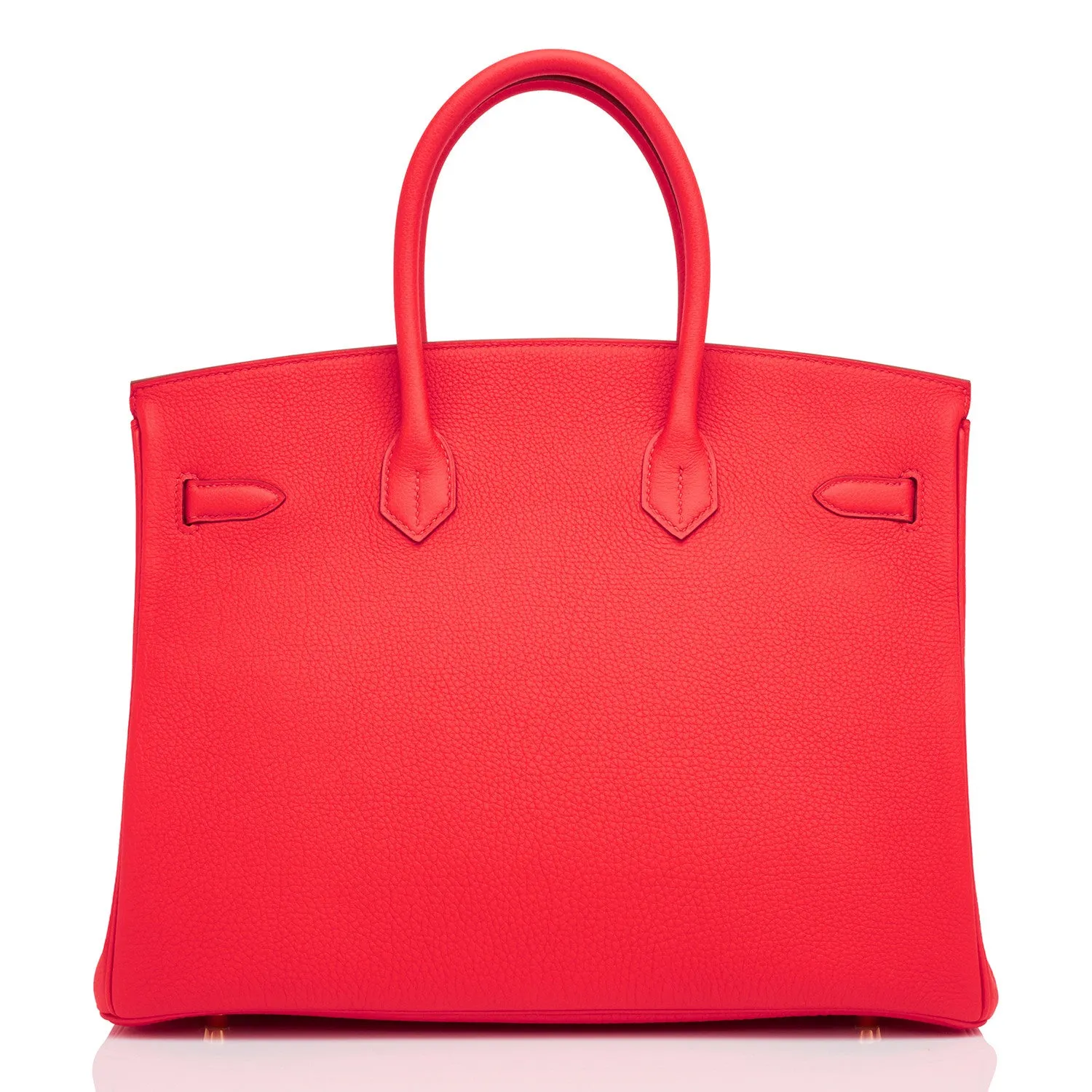 Hermes Capucine Orange 35cm Togo Birkin Gold Hardwrae